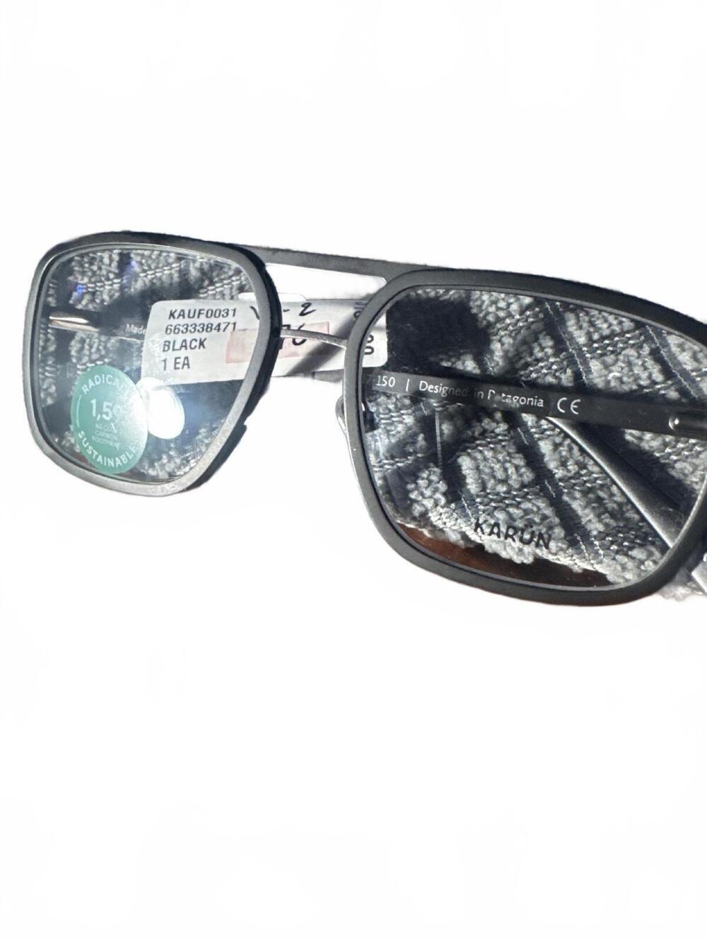 Karun KAUFO031 Black Eyeglasses Eco-Friendly Recycled Metal Frame SZ S40-17-15